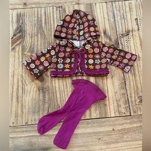 American Girl Bitty Baby Schooltime Skirt Outfit (retired)